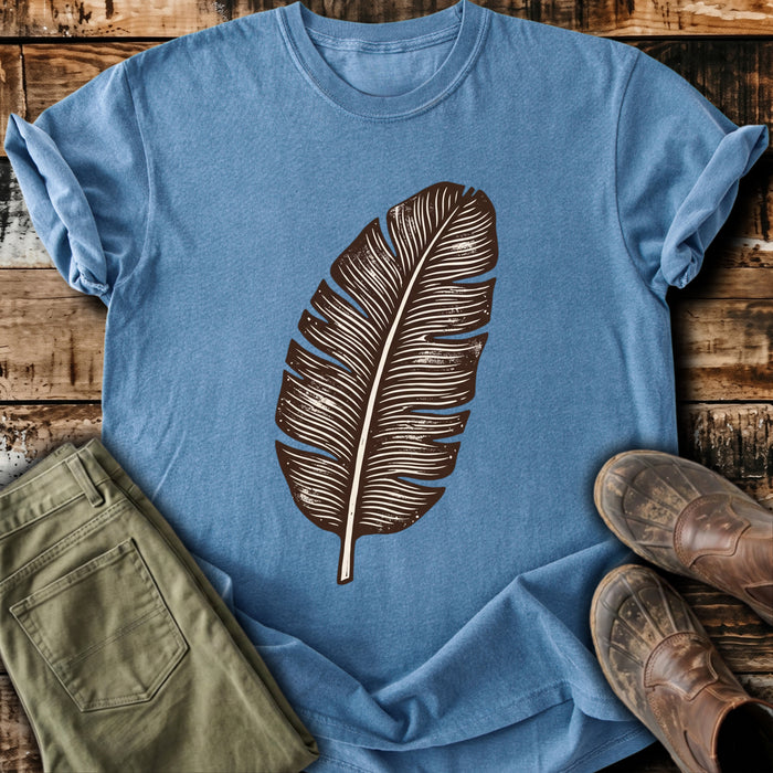 Banana Leaf Block Print T-Shirt
