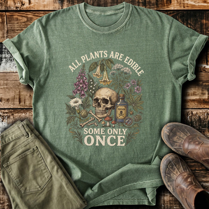 Poisonous Plants Skull T-Shirt