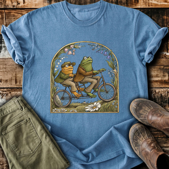 Frog Toad Bicycle T-Shirt