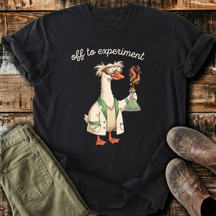 Mad Scientist Duck T-Shirt