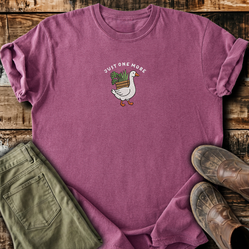 Houseplant Embroidered T-Shirt