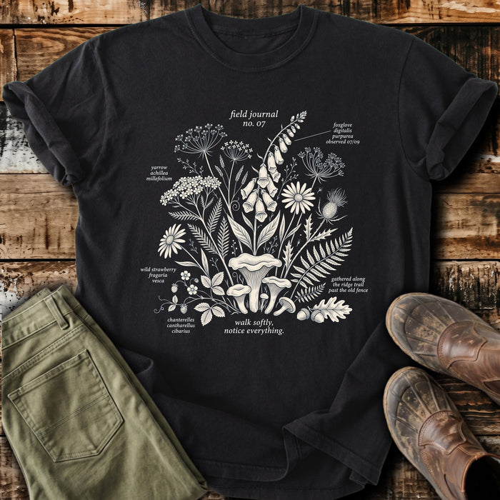 Botanical Field Journal T-Shirt