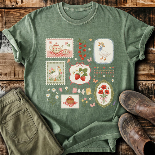 Cottage Garden Patches T-Shirt
