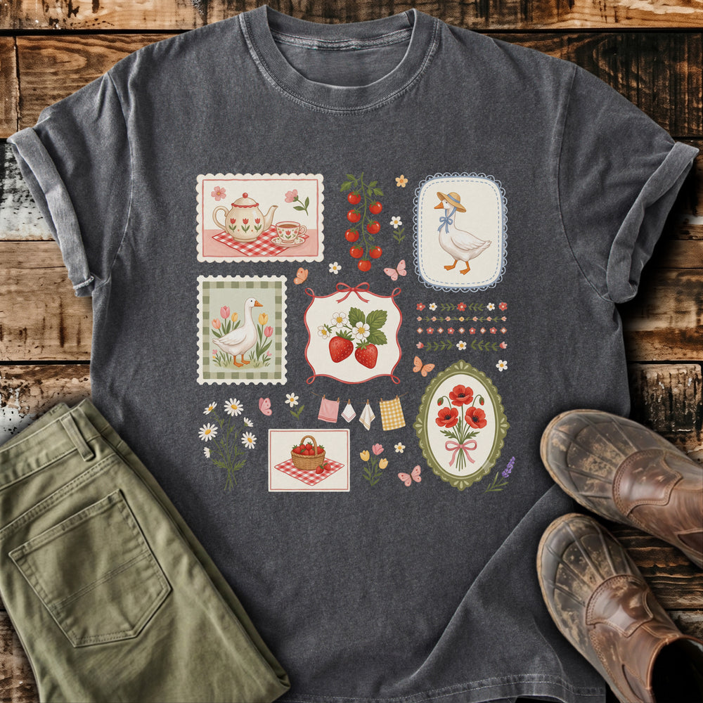 Cottage Garden Patches T-Shirt