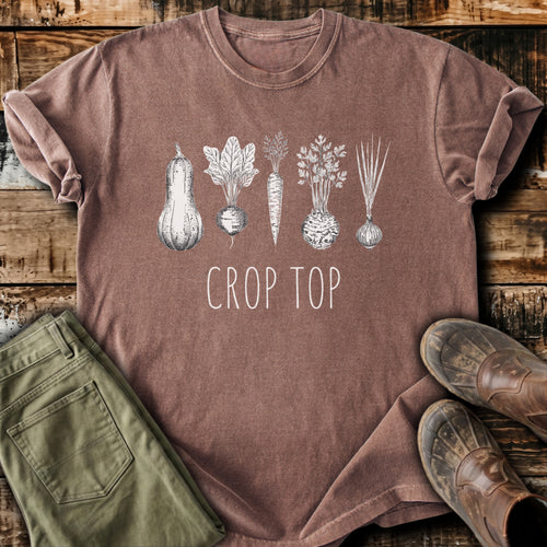 Crop Top Veggies T-Shirt