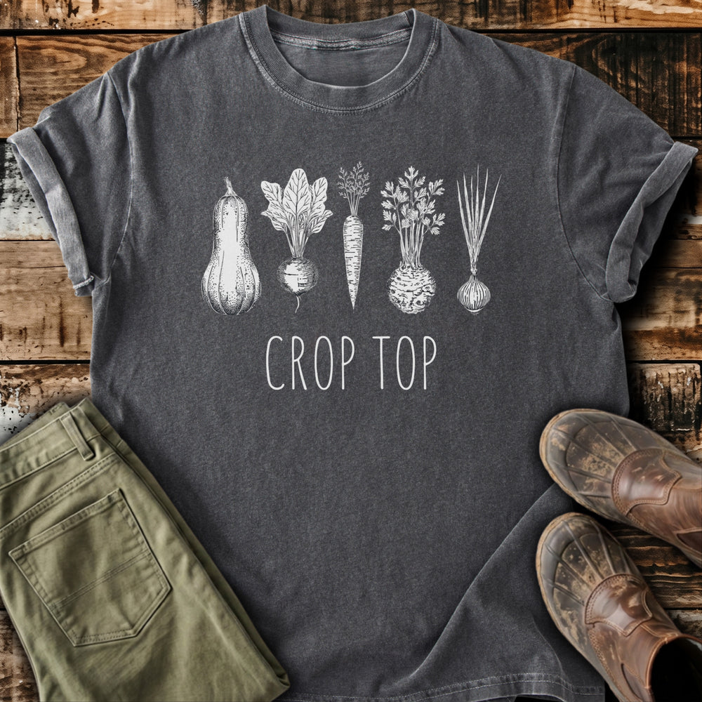 Crop Top Veggies T-Shirt