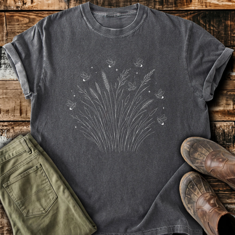 Fireflies And Grass T-Shirt