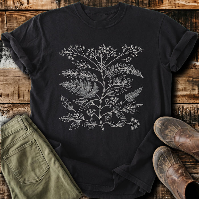 Wildflower Branch and Fern T-Shirt