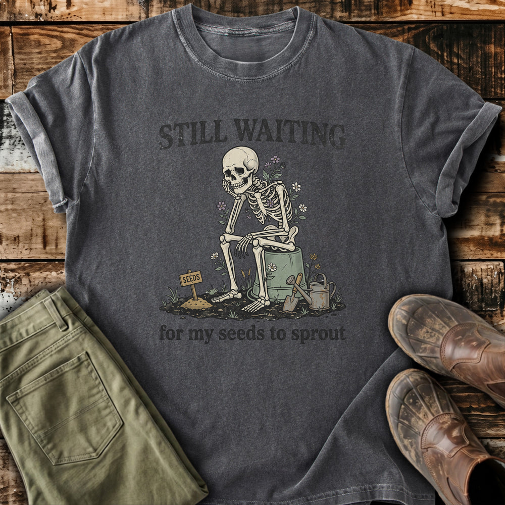 Still Waiting Skeleton T-Shirt