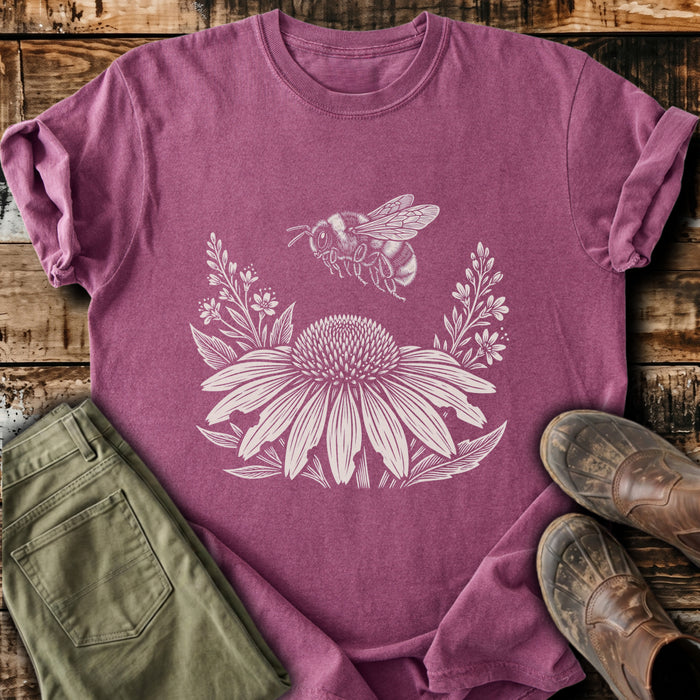 Bee & Coneflower T-Shirt
