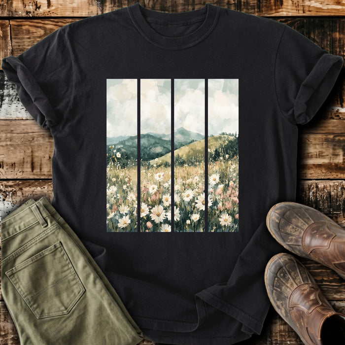 Wildflower Meadow Panels T-Shirt