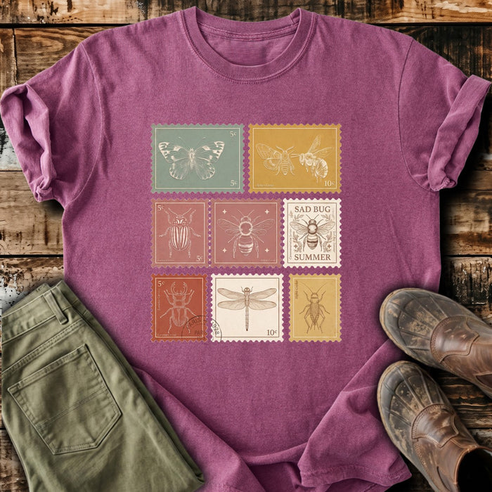 Vintage Insect Stamps T-Shirt