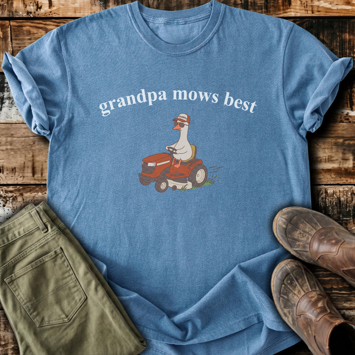 Grandpa Mows Best T-Shirt