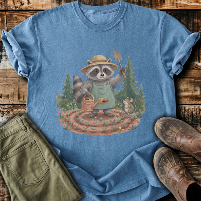 Raccoon Gardener T-Shirt